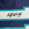 imageFacsimile Autographed Edgar Martinez Seattle Blue Reprint Laser Auto Baseball Jersey Size Mens XL