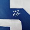 imageFacsimile Autographed Freddie Freeman Los Angeles LA White Reprint Laser Auto Baseball Jersey Size Mens XL