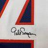 imageFacsimile Autographed Gale Sayers Chicago Blue Reprint Laser Auto Football Jersey Size Mens XL
