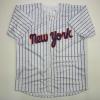 imageFacsimile Autographed Gary Carter New York Pinstripe Reprint Laser Auto Baseball Jersey Size Mens XL