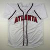 imageFacsimile Autographed Greg Maddux Atlanta White Reprint Laser Auto Baseball Jersey Size Mens XL