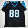 imageFacsimile Autographed Greg Olsen Carolina Black Reprint Laser Auto Football Jersey Size Mens XL
