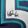 imageFacsimile Autographed Ichiro Suzuki Seattle Blue Reprint Laser Auto Baseball Jersey Size Mens XL