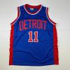 imageFacsimile Autographed Isiah Thomas Detroit Blue Reprint Laser Auto Basketball Jersey Size Mens XL