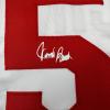 imageFacsimile Autographed Johnny Bench Cincinnati White Reprint Laser Auto Baseball Jersey Size Mens XL