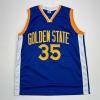 imageFacsimile Autographed Kevin Durant Golden State Blue Reprint Laser Auto Basketball Jersey Size Mens XL