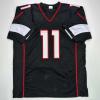 imageFacsimile Autographed Larry Fitzgerald Arizona Black Reprint Laser Auto Football Jersey Size Mens XL