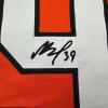 imageFacsimile Autographed Matvei Michkov Philadelphia Orange Reprint Laser Auto Hockey Jersey Size Mens XL