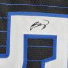 imageFacsimile Autographed Paolo Banchero Orlando Black Pinstripe Reprint Laser Auto Basketball Jersey Size Mens XL