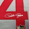 imageFacsimile Autographed Pete Rose Cincinnati Grey Reprint Laser Auto Baseball Jersey Size Mens XL