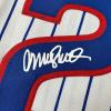 imageFacsimile Autographed Ryne Sandberg Chicago Pinstripe Reprint Laser Auto Baseball Jersey Size Mens XL