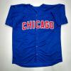 imageFacsimile Autographed Sammy Sosa Chicago Blue Reprint Laser Auto Baseball Jersey Size Mens XL