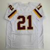 imageFacsimile Autographed Sean Taylor Washington White Reprint Laser Auto Football Jersey Size Mens XL