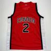 imageFacsimile Autographed Shai GilgeousAlexander SGA Canada Red Reprint Laser Auto Basketball Jersey Size Mens XL