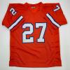 imageFacsimile Autographed Steve Atwater Denver Orange Reprint Laser Auto Football Jersey Size Mens XL