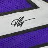 imageFacsimile Autographed Vince Carter Toronto Purple Reprint Laser Auto Basketball Jersey Size Mens XL