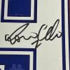imageFramed AutographedSigned Ronaldo Nazario 35x39 FC Barcelona RedBlue Soccer Jersey Beckett BAS COA