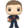 imageMax Verstappen with Helmet 08 Facsimile Signed Reprint Laser Autographed Funko POP Formula 1 F1 Figurine with Protector Case