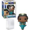 imageNaomi Scott Jasmine 541 Disney Princess Facsimile Signed Reprint Laser Autographed Funko POP Aladdin Live Action Figurine with Protector Case