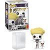 imageTim Burton Jack Skellington with Buddy Zero Beach 1470 Facsimile Signed Reprint Laser Autographed Funko POP Movies NBC Nightmare Before Christmas Figurine with Protector Case