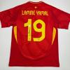 imageAutographedSigned Lamine Yamal Spain Red World Cup Soccer Futbol Jersey Beckett BAS COA