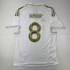 imageAutographedSigned Ricardo Kaka Real Madrid WhiteGold Retro Soccer Futbol Jersey Beckett BAS COA