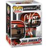 imageChad Johnson Ochocinco 261 Facsimile Signed Reprint Laser Autographed Funko POP Football NFL Cincinnati Bengals Figurine with Protector Case
