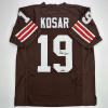 imageFacsimile Autographed Bernie Kosar Cleveland Brown Reprint Laser Auto Football Jersey Size Mens XL