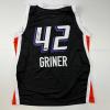 imageFacsimile Autographed Brittney Griner Phoenix Black Reprint Laser Auto Basketball Jersey Size Mens XL