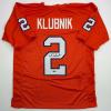 imageFacsimile Autographed Cade Klubnik Clemson Orange Reprint Laser Auto College Football Jersey Size Mens XL