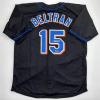 imageFacsimile Autographed Carlos Beltran New York Black Reprint Laser Auto Baseball Jersey Size Mens XL