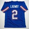 imageFacsimile Autographed DJ DJ Lagway Florida Blue Reprint Laser Auto College Football Jersey Size Mens XL