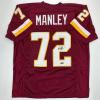 imageFacsimile Autographed Dexter Manley Washington Red Reprint Laser Auto Football Jersey Size Mens XL