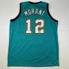 imageFacsimile Autographed Ja Morant Memphis Teal Retro Reprint Laser Auto Basketball Jersey Size Mens XL