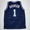 imageFacsimile Autographed Jalen Brunson Villanova Blue Reprint Laser Auto College Basketball Jersey Size Mens XL