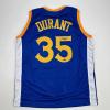 imageFacsimile Autographed Kevin Durant Golden State Blue Reprint Laser Auto Basketball Jersey Size Mens XL