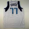 imageFacsimile Autographed Luka Doncic Dallas White Reprint Laser Auto Basketball Jersey Size Mens XL
