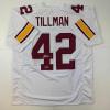 imageFacsimile Autographed Pat Tillman Arizona State White Reprint Laser Auto College Football Jersey Size Mens XL
