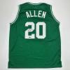 imageFacsimile Autographed Ray Allen Boston Green Reprint Laser Auto Basketball Jersey Size Mens XL