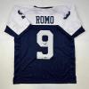 imageFacsimile Autographed Tony Romo Dallas Thanksgiving Day Reprint Laser Auto Football Jersey Size Mens XL