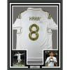 imageFramed AutographedSigned Ricardo Kaka 35x39 Real Madrid WhiteGold Retro Soccer Futbol Jersey Beckett BAS COA