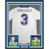 imageFramed AutographedSigned Roberto Carlos 35x39 Real Madrid White Soccer Jersey Beckett BAS COA 2