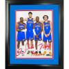 imageFramed Chet Holmgren Shai GilgeousAlexander Jalen Williams Josh Giddey Facsimile Laser Engraved Signature Auto 11x14 Basketball Photo HOFSM Holo