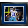imageFramed Micah Parsons Facsimile Laser Engraved Signature Auto Dallas Cowboys 11x14 Football Photo HOFSM Holo