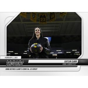 image2024 Panini Instant Caitlin Clark CCA Iowa Retires Clarks Iconic 22 Iowa Hawkeyes Basketball Card