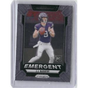 image2024 Panini Prizm 19 JJ McCarthy Emergent Rookie RC Football Card