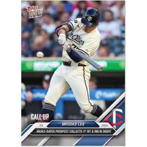 image2024 Topps Now Brooks Lee 372 Minnesota Twins Rookie RC Baseball Card