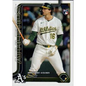 image2025 Topps Update Nick Kurtz US197 Athletics Rookie RC Baseball Card