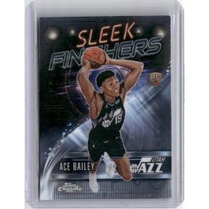 image202526 Topps Chrome SF25 Ace Bailey Sleek Finishers Rookie RC Basketball Card