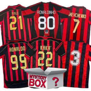 imageAC Milan AutographedSigned Soccer Jersey Mystery Box with PSA JSA or Beckett COA